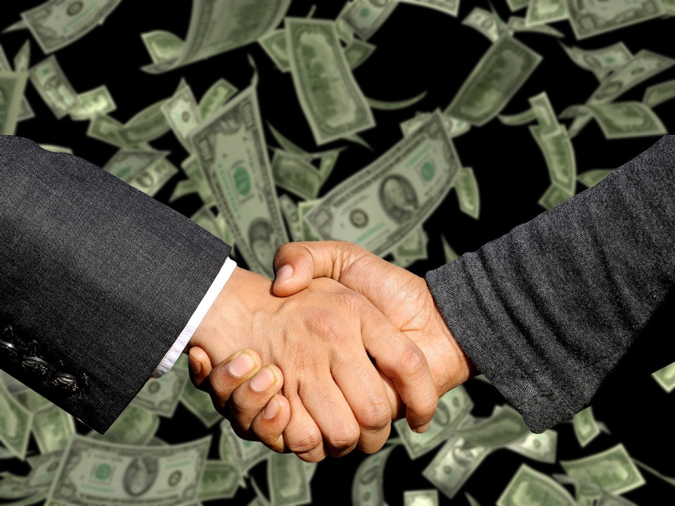 medical partnership handshake